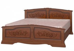ЕЛЕНА Кровать из массива 1200 (Орех) в Кунгуре - kungur.mebel-74.com | фото