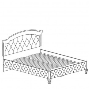 Кровать с обивкой №490 Марлен (1800) Кремовый белый в Кунгуре - kungur.mebel-74.com | фото