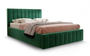 Кровать "Вена" 1400 СТАНДАРТ Вариант 1 Мора зеленый + бельевой ящик с кроватным основанием и подъемным механизмом в Кунгуре - kungur.mebel-74.com | фото