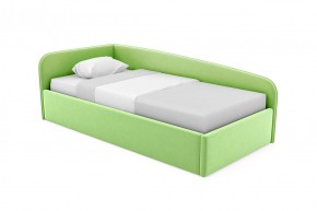 Кровать угловая Лэсли интерьерная +основание (90х200) 1 кат. ткани в Кунгуре - kungur.mebel-74.com | фото