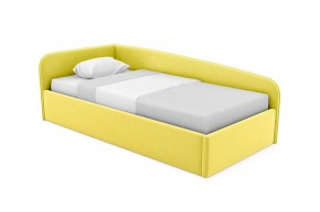 Кровать угловая Лэсли интерьерная +основание/ПМ/бельевое дно (120х200) в Кунгуре - kungur.mebel-74.com | фото