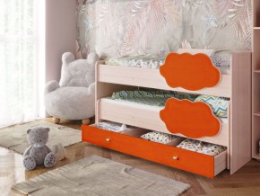 Кровать выкатная Соник на щитах (800*1600) с бортиком + ящик в Кунгуре - kungur.mebel-74.com | фото