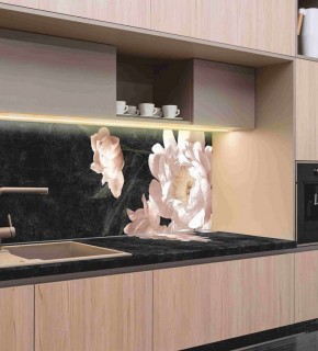 Кухонный фартук со столешницей (А-05) в едином стиле (3050 мм) в Кунгуре - kungur.mebel-74.com | фото