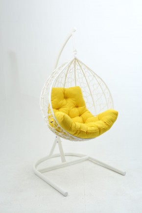 Подвесное кресло Бароло (белый/желтый) в Кунгуре - kungur.mebel-74.com | фото