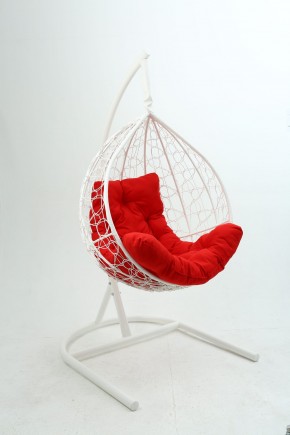 Подвесное кресло Бароло (белый/красный) в Кунгуре - kungur.mebel-74.com | фото
