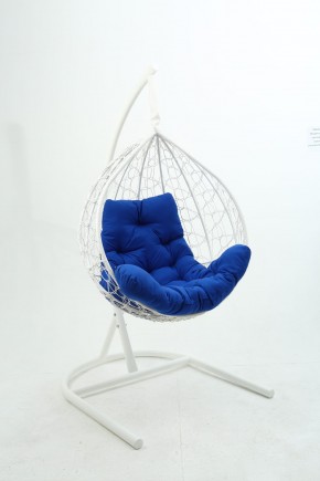 Подвесное кресло Бароло (белый/синий) в Кунгуре - kungur.mebel-74.com | фото