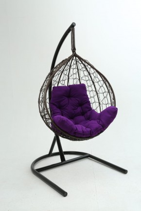 Подвесное кресло Бароло (коричневый/фиолетовый) в Кунгуре - kungur.mebel-74.com | фото