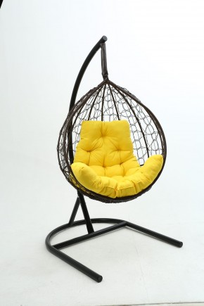 Подвесное кресло Бароло (коричневый/желтый) в Кунгуре - kungur.mebel-74.com | фото