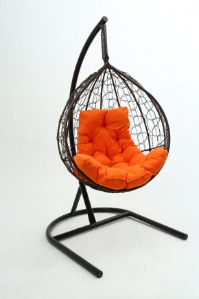 Подвесное кресло Бароло (коричневый/оранжевый) в Кунгуре - kungur.mebel-74.com | фото
