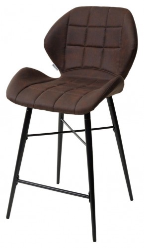 Полубарный стул MARCEL COWBOY-#800 темно-коричневый (H=65cm), ткань микрофибра М-City в Кунгуре - kungur.mebel-74.com | фото