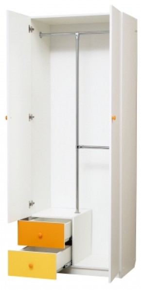 Шкаф 2-х дверный с ящиками и зеркалом Радуга (800) в Кунгуре - kungur.mebel-74.com | фото