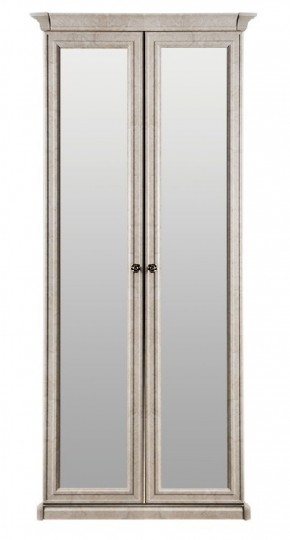 Шкаф 2-х створчатый с Зеркалом Афина (крем корень) в Кунгуре - kungur.mebel-74.com | фото