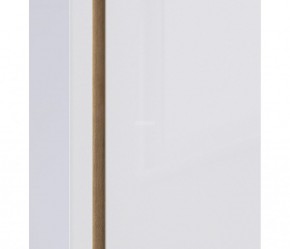 Шкаф 2х дверный с зеркалом Веста СБ-2259 (Дуб Бунратти/Белый глянец) в Кунгуре - kungur.mebel-74.com | фото