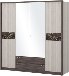 Шкаф 4-х дверный с зеркалом Шк69.2 МС Николь в Кунгуре - kungur.mebel-74.com | фото