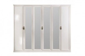 Шкаф 6-ти ств (2+2+2) с зеркалами Натали (комплект) в Кунгуре - kungur.mebel-74.com | фото
