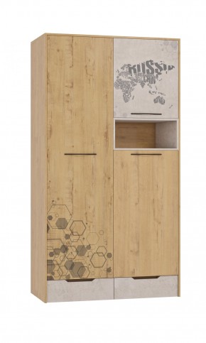 Шкаф для одежды 3 двери и 2 ящика Шк134.0 ДС Стэнфорд в Кунгуре - kungur.mebel-74.com | фото