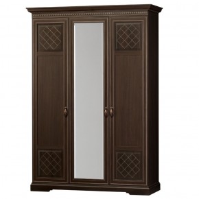 Шкаф для одежды 3-дверный №800 Парма Дуб нортон темный в Кунгуре - kungur.mebel-74.com | фото