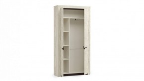 Шкаф для одежды 33.18 "Лючия" (бетон пайн белый / венге / белый) в Кунгуре - kungur.mebel-74.com | фото