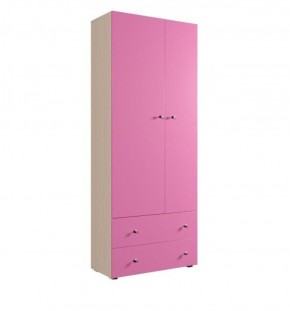 Шкаф ДМ 800 с 2-мя ящиками (розовый) в Кунгуре - kungur.mebel-74.com | фото