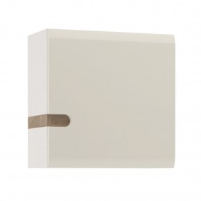 Шкаф навесной 1D/TYP 65, LINATE ,цвет белый/сонома трюфель в Кунгуре - kungur.mebel-74.com | фото
