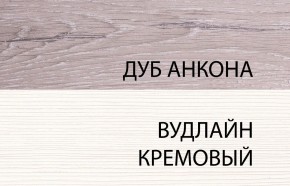 Шкаф угловой с полками 97х97, OLIVIA, цвет вудлайн крем/дуб анкона в Кунгуре - kungur.mebel-74.com | фото