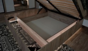 Спальня Джулия Кровать 160 МИ с подъемным механизмом Дуб крафт серый в Кунгуре - kungur.mebel-74.com | фото