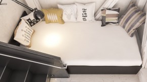 Стандарт Кровать 0900, цвет венге, ШхГхВ 93,5х203,5х70 см., сп.м. 900х2000 мм., без матраса, основание есть в Кунгуре - kungur.mebel-74.com | фото