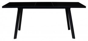 Стол ФИН 120 Черный, стекло/ Черный каркас М-City в Кунгуре - kungur.mebel-74.com | фото