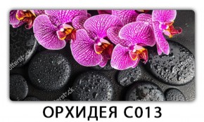 Стол раздвижной Трилогия с фотопечатью Орхидея C013 в Кунгуре - kungur.mebel-74.com | фото