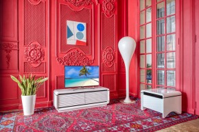 ТВ-тумба 3D Modo Due 135 см в Кунгуре - kungur.mebel-74.com | фото