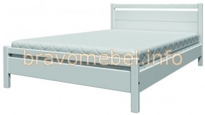 ВЕРОНИКА-1 Кровать из массива 900 (Белый Античный) в Кунгуре - kungur.mebel-74.com | фото