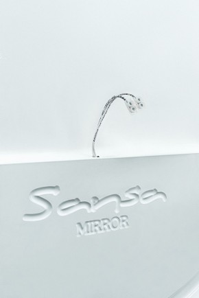 Зеркало Gia 75 white с подсветкой Sansa (SGa1044Z) в Кунгуре - kungur.mebel-74.com | фото