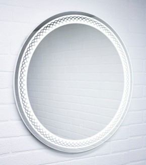Зеркало Прая 700х700 с подсветкой Домино (GL7048Z) в Кунгуре - kungur.mebel-74.com | фото